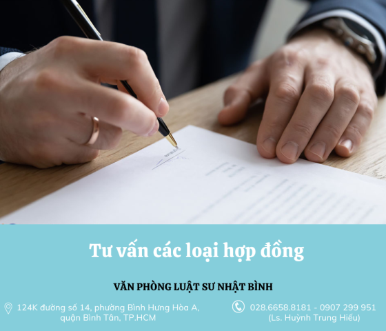 Tư vấn các loại hợp đồng 