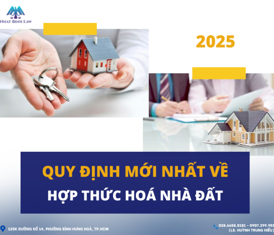 QUY ĐỊNH MỚI NHẤT VỀ HỢP THỨC HÓA NHÀ ĐẤT