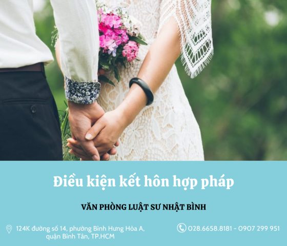 Điều kiện kết hôn hợp pháp