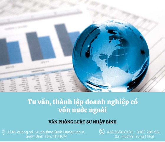 Tư vấn, thành lập doanh nghiệp có vốn nước ngoài