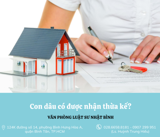 Con dâu có được nhận thừa kế