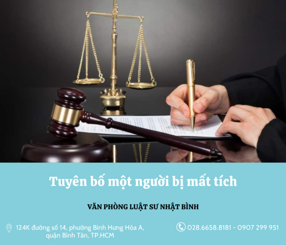Tuyên bố một người bị mất tích