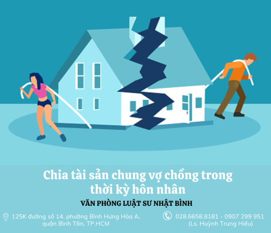 Chia tài sản chung của vợ chồng trong thời kỳ hôn nhân