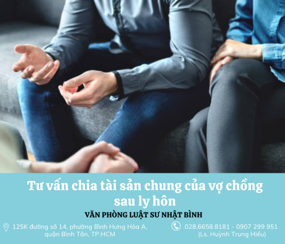 Tư vấn chia tài sản chung của vợ chồng khi ly hôn