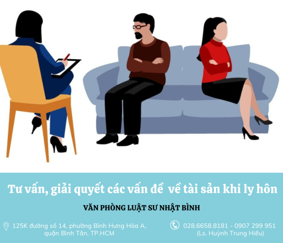 Tư vấn, giải quyết các vấn đề về tài sản khi ly hôn