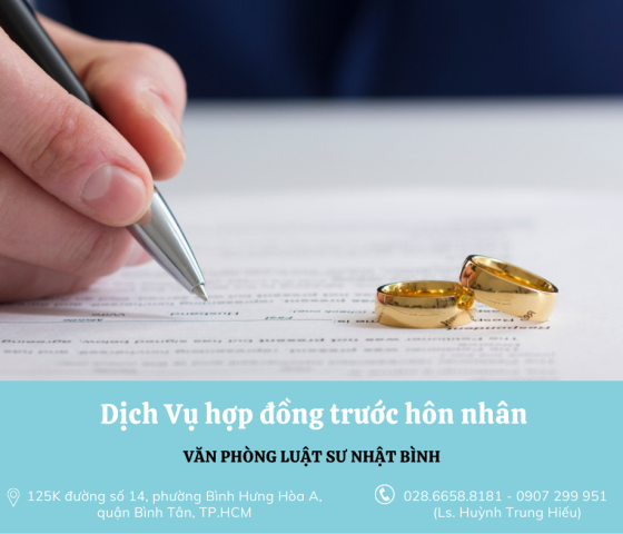 Dịch vụ hợp đồng trước hôn nhân