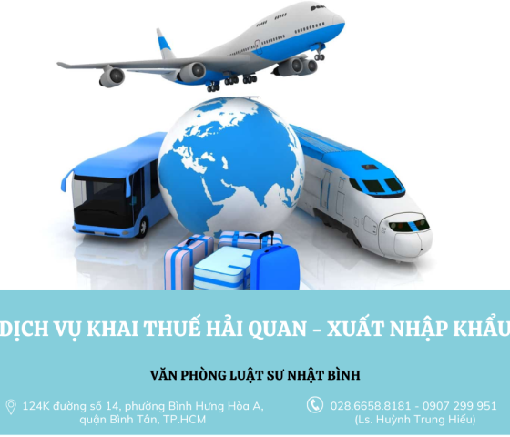 DỊCH VỤ KHAI THUẾ HẢI QUAN - XUẤT NHẬP KHẨU