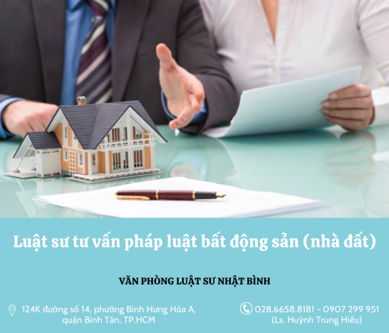 Luật sư tư vấn pháp luật bất động sản (nhà đất)