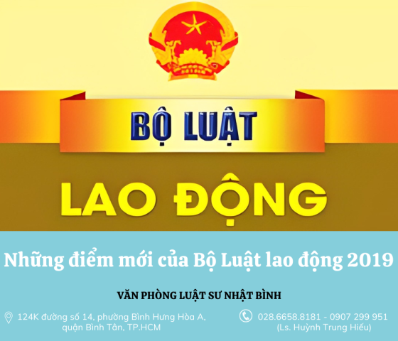 Những điểm mới của Bộ Luật lao động 2019 