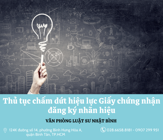 Thủ tục chấm dứt hiệu lực Giấy chứng nhận đăng ký nhãn hiệu