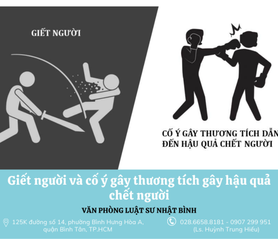 Tội giết người và cố ý gây thương tích gây hậu quả chết người