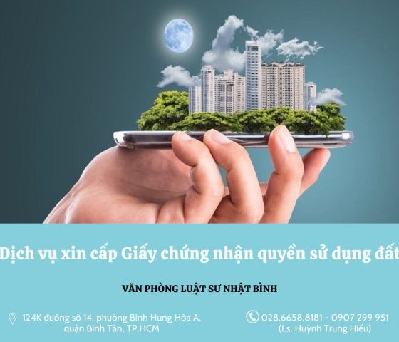 Dịch vụ xin cấp Giấy chứng nhận quyền sử dụng đất