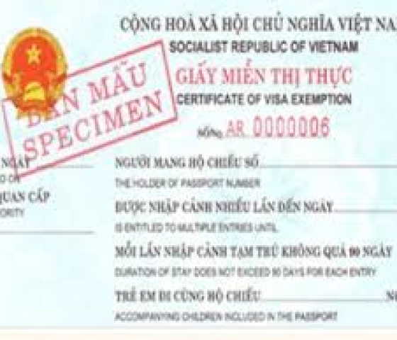 CÁC QUỐC GIA ĐƯỢC MIỄN THỊ THỰC KHI DU LỊCH TẠI VIỆT NAM