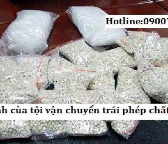 Các yếu tố cấu thành của tội vận chuyển trái phép chất ma túy?