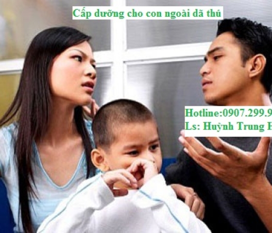 Cấp dưỡng cho con ngoài giá thú!