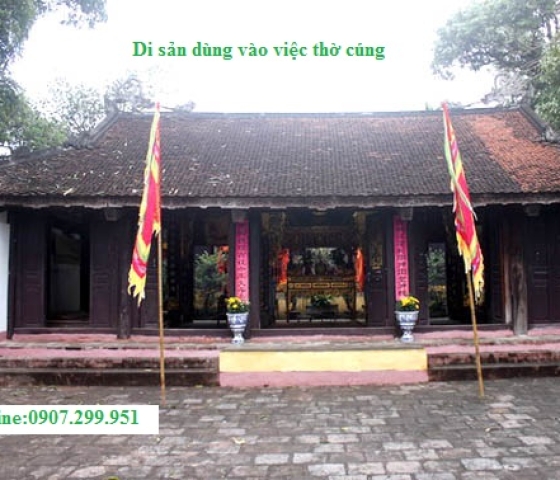 Di sản dùng vào việc thờ cúng?