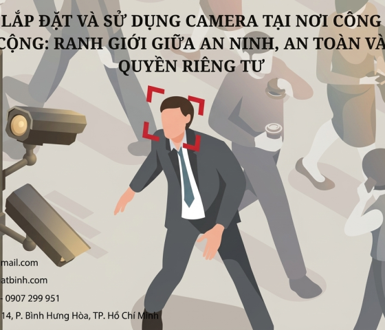 LẮP ĐẶT VÀ SỬ DỤNG CAMERA TẠI NƠI CÔNG CỘNG: RANH GIỚI GIỮA AN NINH, AN TOÀN VÀ QUYỀN RIÊNG TƯ