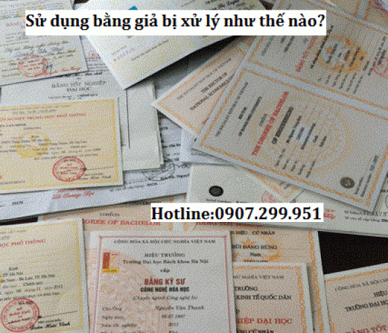 Hành vi sử dụng bằng đại học giả bị xử lý như thế nào?