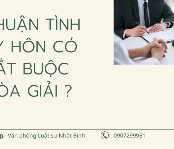 Thuận tình ly hôn có bắt buộc hòa giải không?