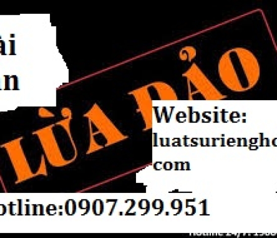 Lừa đảo chiếm đoạt tài sản?