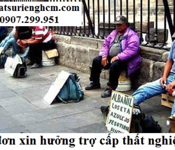 mẫu đơn xin hưởng trợ cấp thất nghiệp!