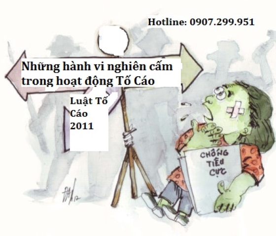Những hành vi bị nghiêm cấm trong luật tố cáo 2011?