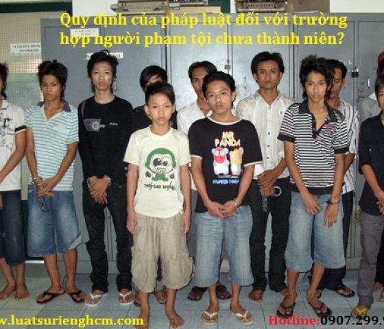 Những quy định mới của bộ luật hình sự đối với trường hợp người chưa thành niên phạm tội?