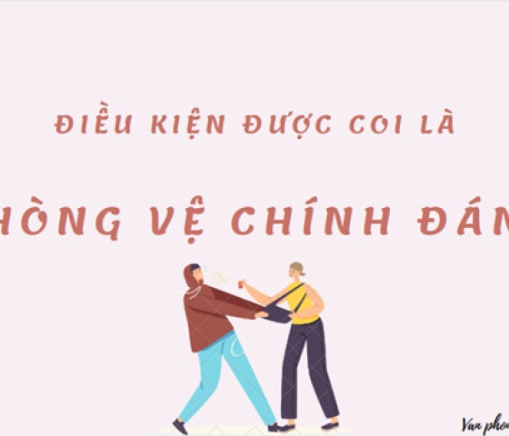 Quy định pháp luật về phòng vệ chính đáng