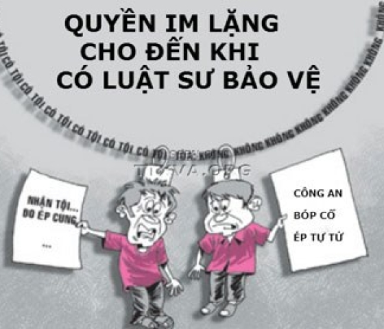 Quyền im lặng được thể hiện như thế nào trong bộ luật Tố tụng hình sự 2015?