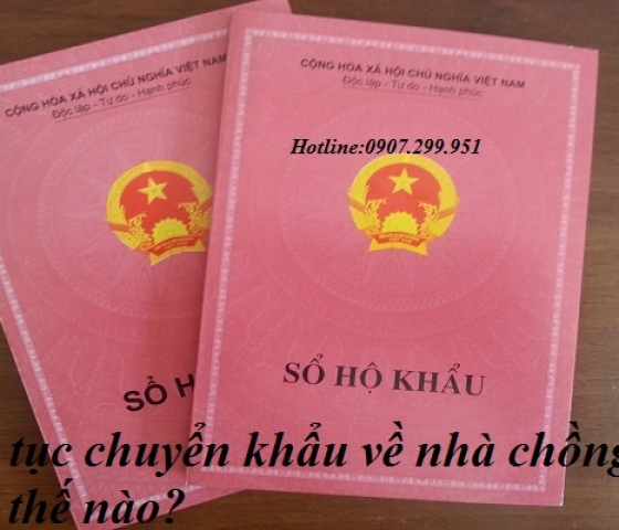 Thủ tục chuyển khẩu về nhà chồng như thế nào?