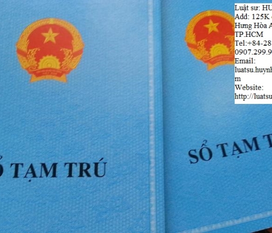 Thủ tục đăng ký tạm trú tại TP. HCM?
