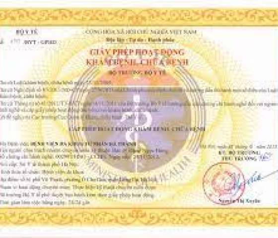THỦ TỤC XIN CẤP PHÉP HOẠT ĐỘNG CƠ SỞ KHÁM BỆNH, CHỮA BỆNH