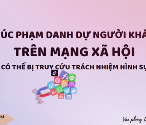 Xúc phạm danh dự người khác trên mạng xã hội có thể bị truy cứu trách nhiệm hình sự